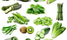 Ejemplos de vegetales verdes